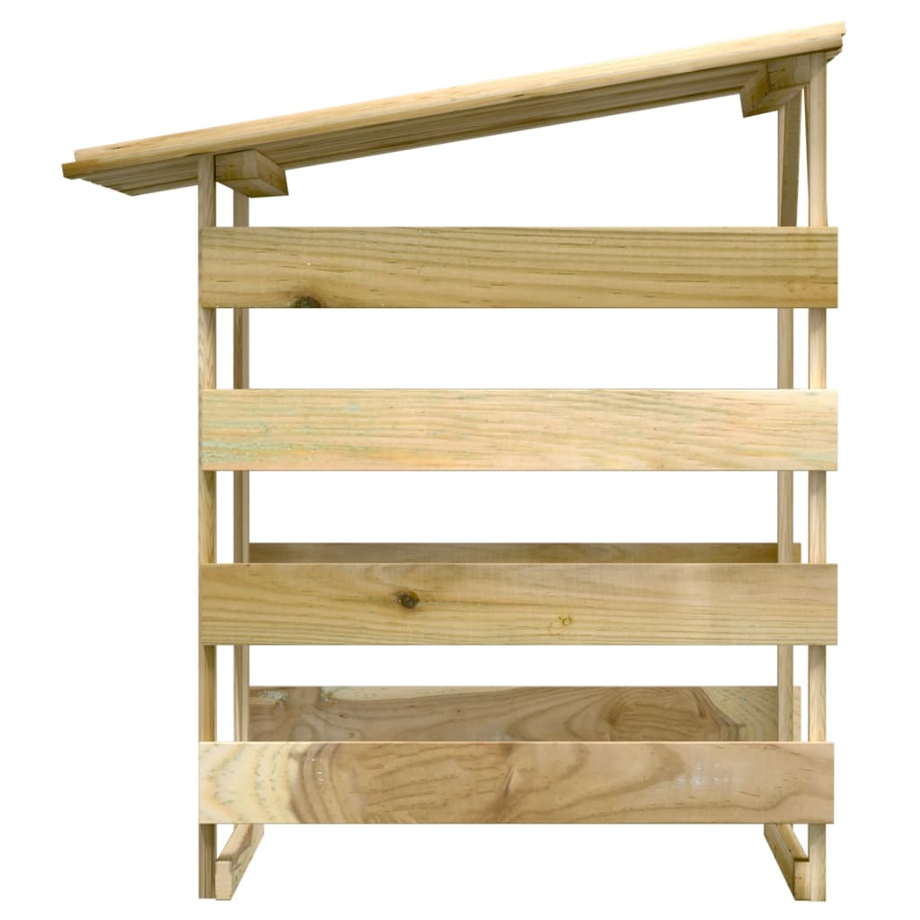 vidaXL Πέργκολες με Οροφή 3 τεμ. 100x90x100 εκ. από Εμποτισμένο Πεύκο