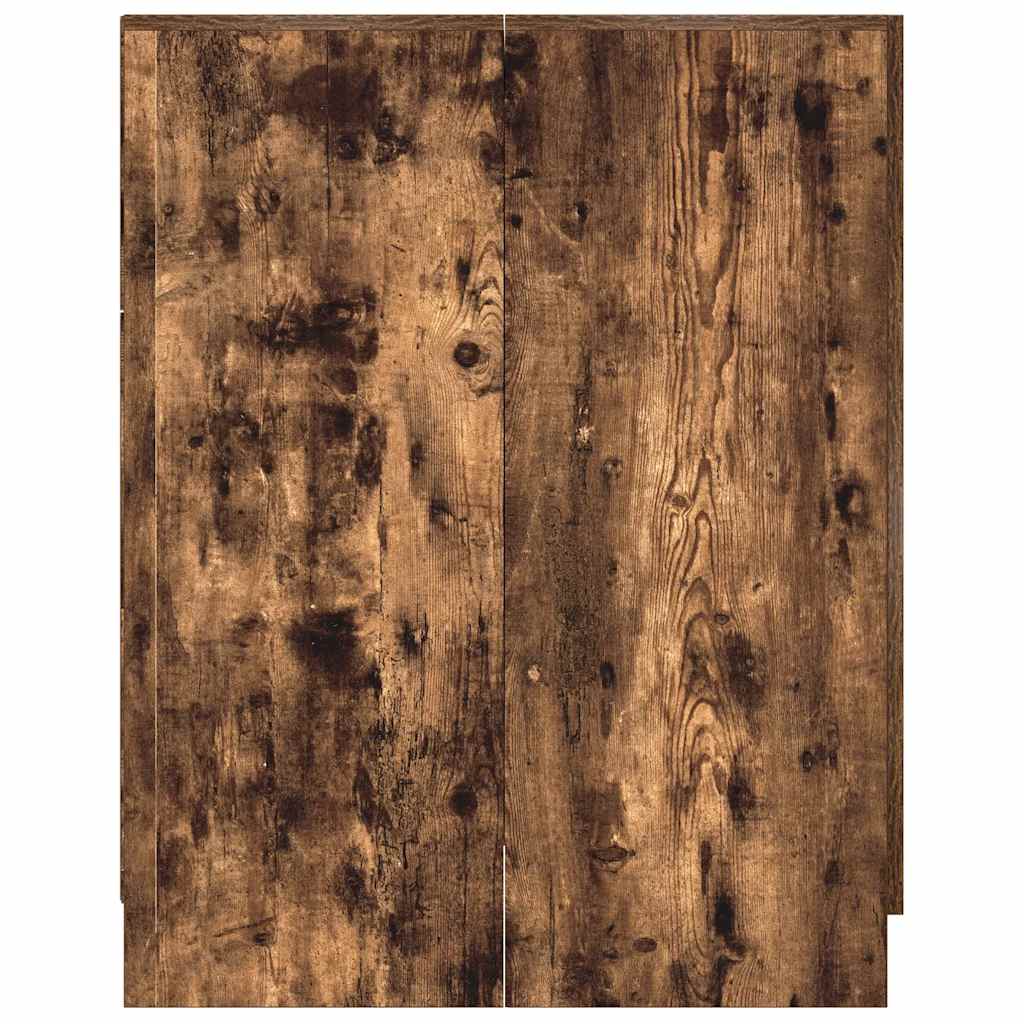 vidaXL Ντουλάπι Πλυντηρίου Καπνιστός Δρυς 71 x 71,5 x 91,5 εκ.