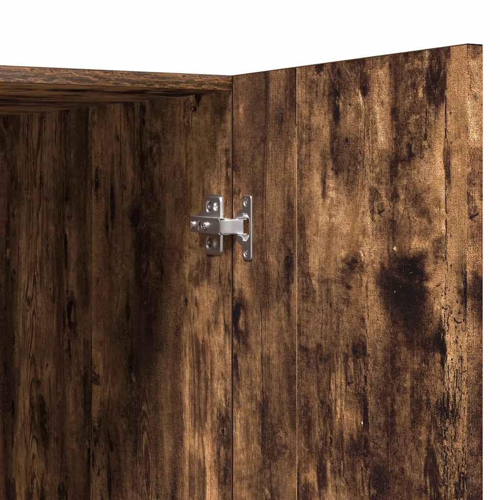 vidaXL Ντουλάπι Πλυντηρίου Καπνιστός Δρυς 71 x 71,5 x 91,5 εκ.