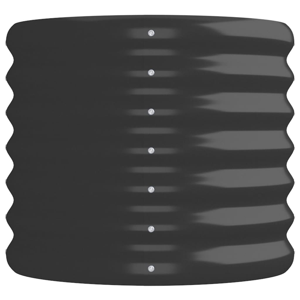 vidaXL Ζαρντινιέρα Ανθρακί 152x40x36 εκ Ατσάλι με Ηλεκτρ. Βαφή Πούδρας