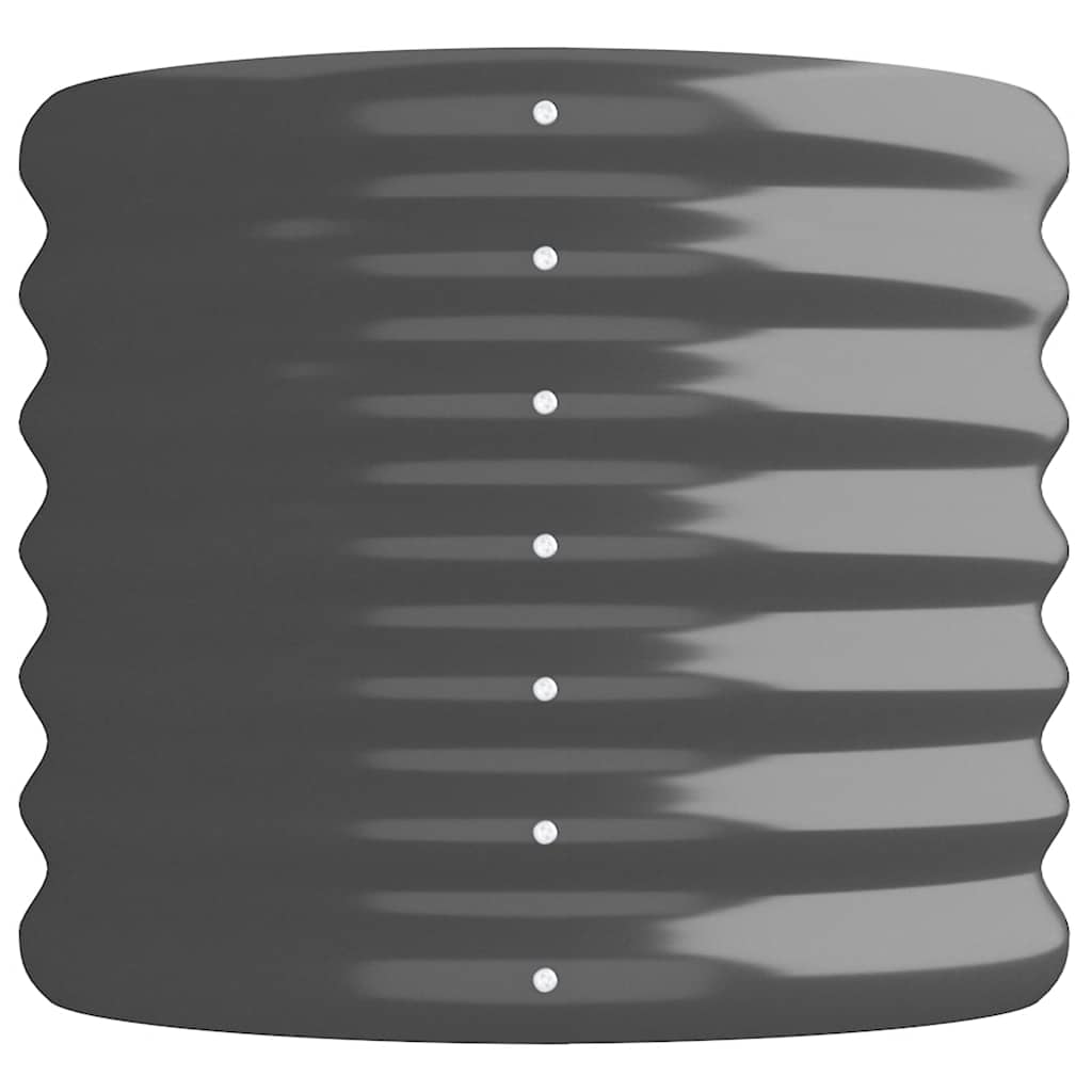 vidaXL Ζαρντινιέρα Ανθρακί 260x40x36 εκ Ατσάλι με Ηλεκτρ. Βαφή Πούδρας