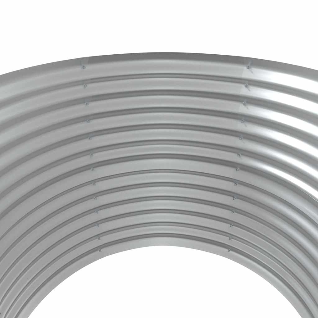 vidaXL Ζαρντινιέρα Καφέ 100x100x68 εκ. Γαλβανισμένος χάλυβας