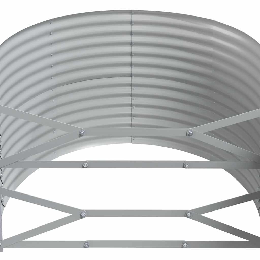 vidaXL Ζαρντινιέρα Ανθρακί 396x100x68εκ Γαλβανισμένος χάλυβας