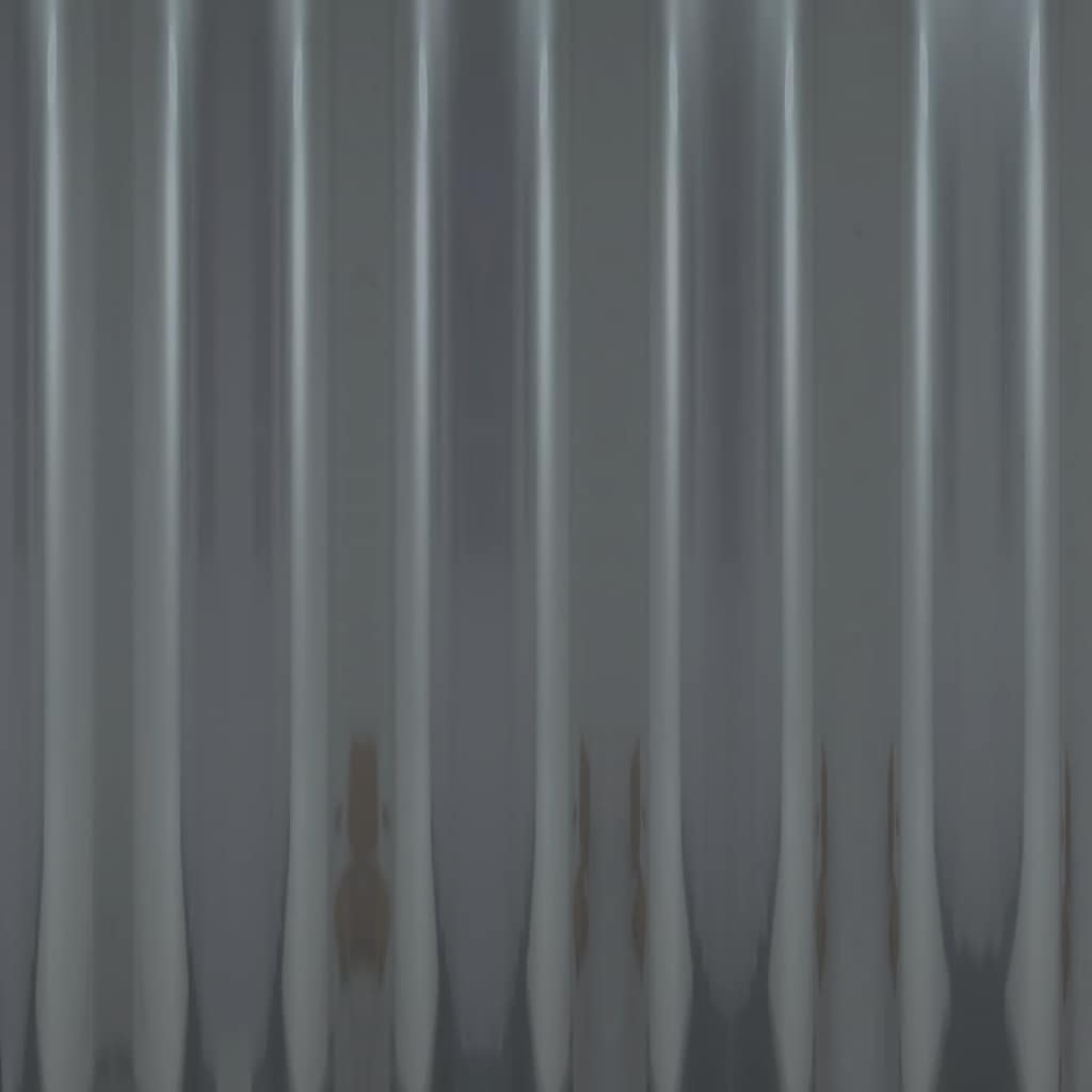 vidaXL Πάνελ Οροφής 12 τεμ. Ανθρακί 60x36 εκ. Γαλβανισμένος χάλυβας