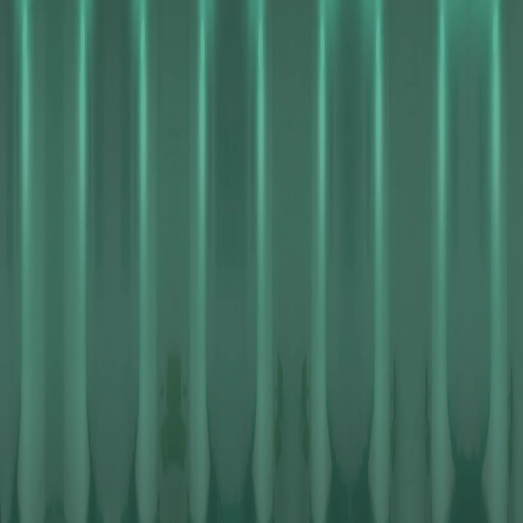 vidaXL Πάνελ Οροφής 36 τεμ. Πράσινα 60x36 εκ. Γαλβανισμένος χάλυβας