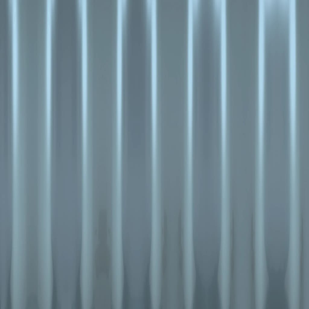 vidaXL Πάνελ Οροφής 12 τεμ. Γκρι 80 x 36 εκ. Γαλβανισμένος χάλυβας