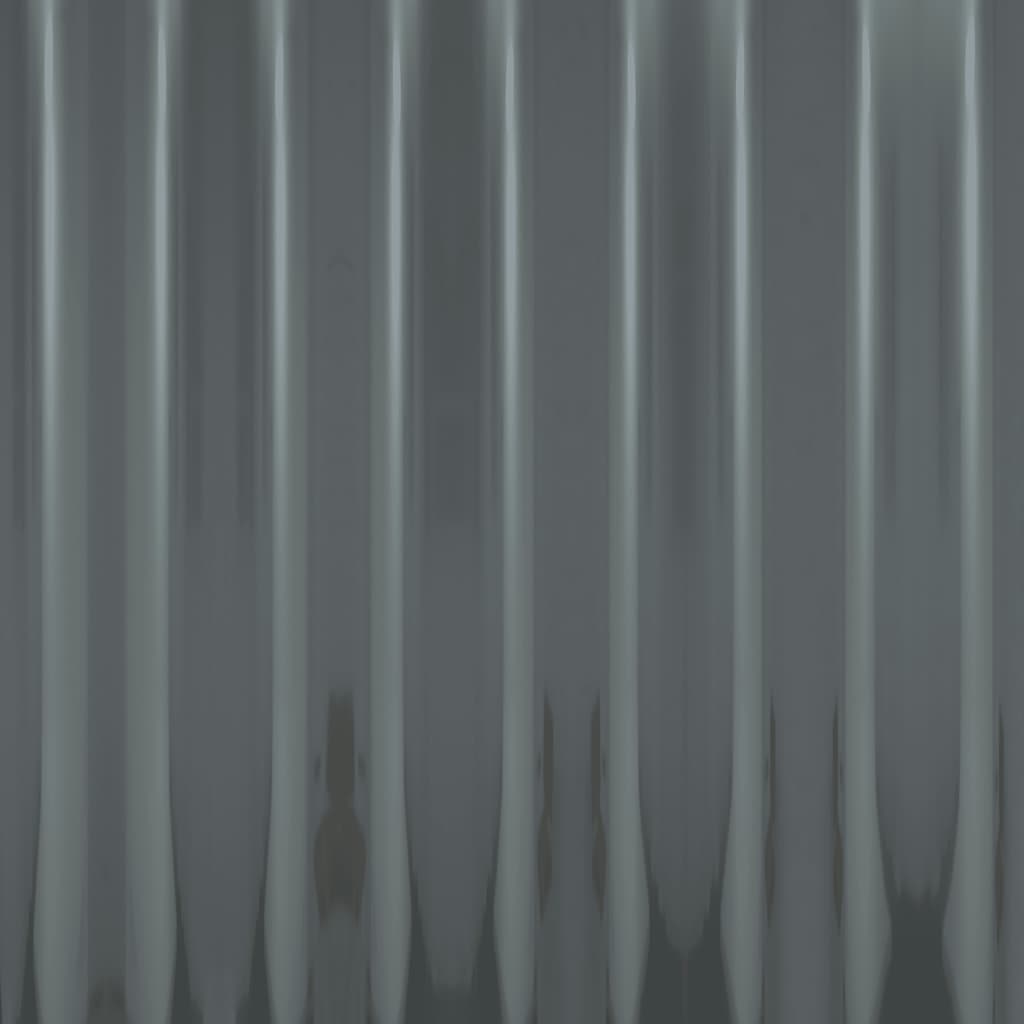 vidaXL Πάνελ Οροφής 12 τεμ. Ανθρακί 100x36 εκ Γαλβανισμένος χάλυβας