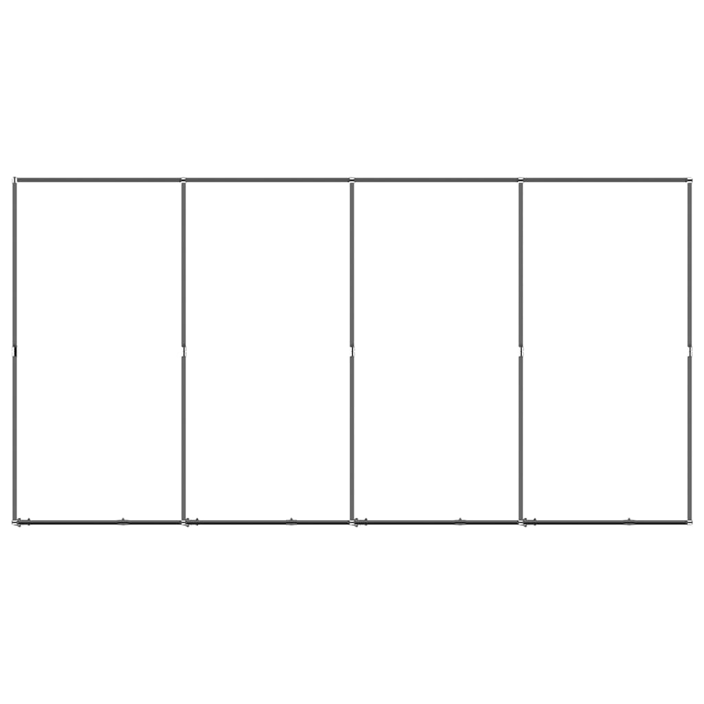 vidaXL Κλουβί Σκύλου Εξωτερικού Χώρου 7,37 μ² από Ατσάλι