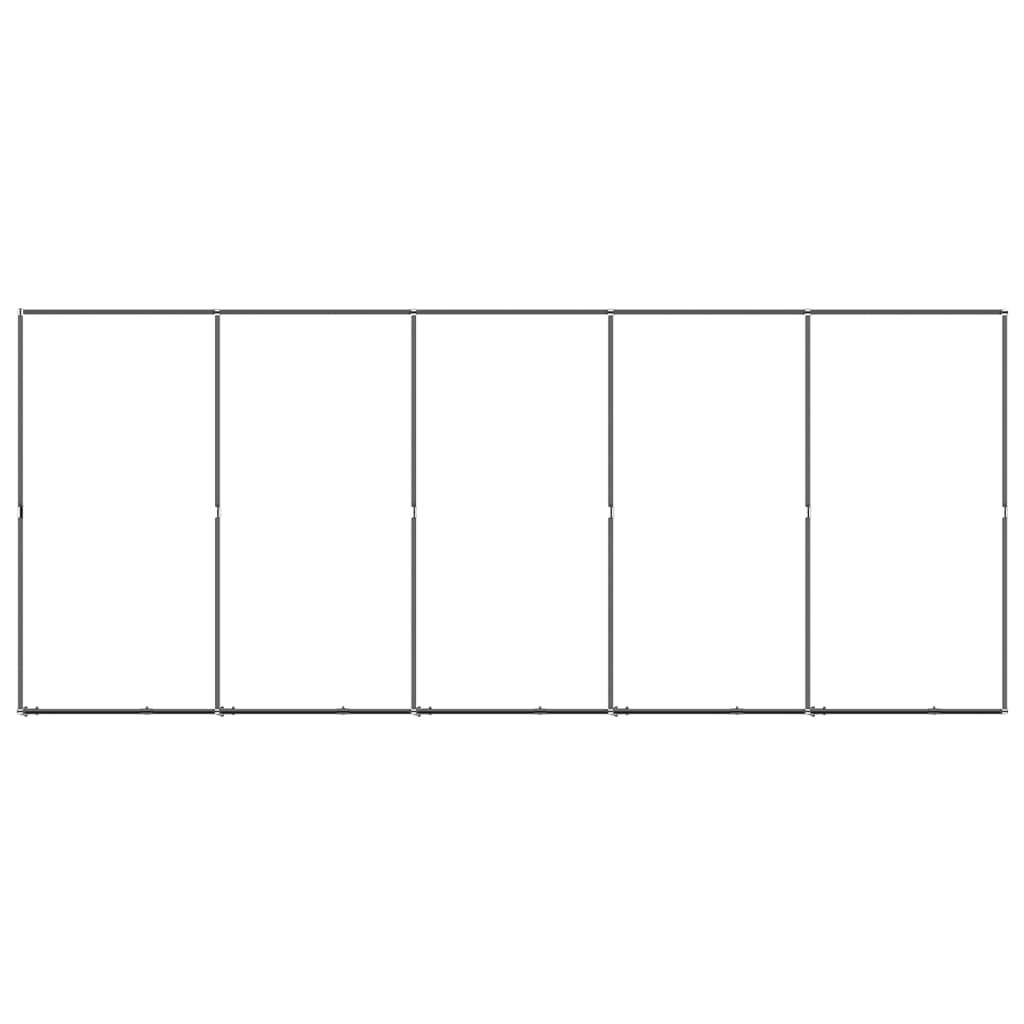 vidaXL Κλουβί Σκύλου Εξωτερικού Χώρου 9,22 μ² από Ατσάλι