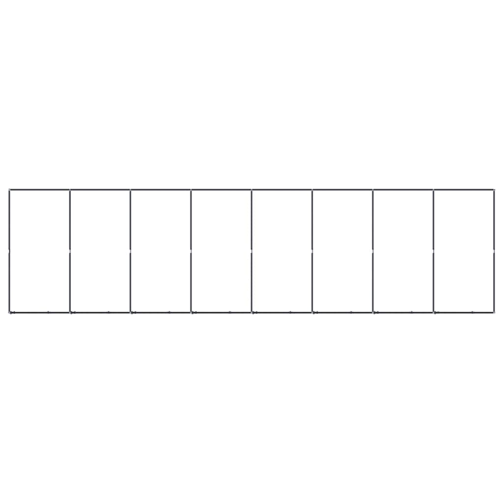 vidaXL Κλουβί Σκύλου Εξωτερικού Χώρου 14,75 μ² από Ατσάλι