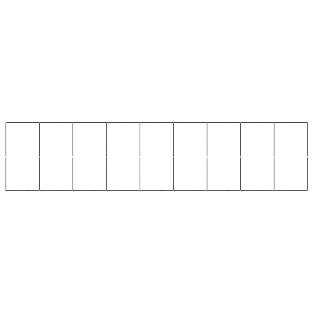 vidaXL Κλουβί Σκύλου Εξωτερικού Χώρου 16,59 μ² από Ατσάλι