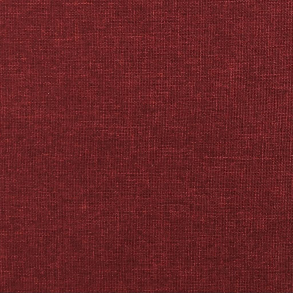 vidaXL Πολυθρόνα Μασάζ Μπορντό Υφασμάτινη