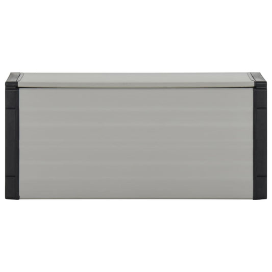 vidaXL Κάδος Απορριμάτων Κήπου Γκρι 85 x 34 x 40 εκ.