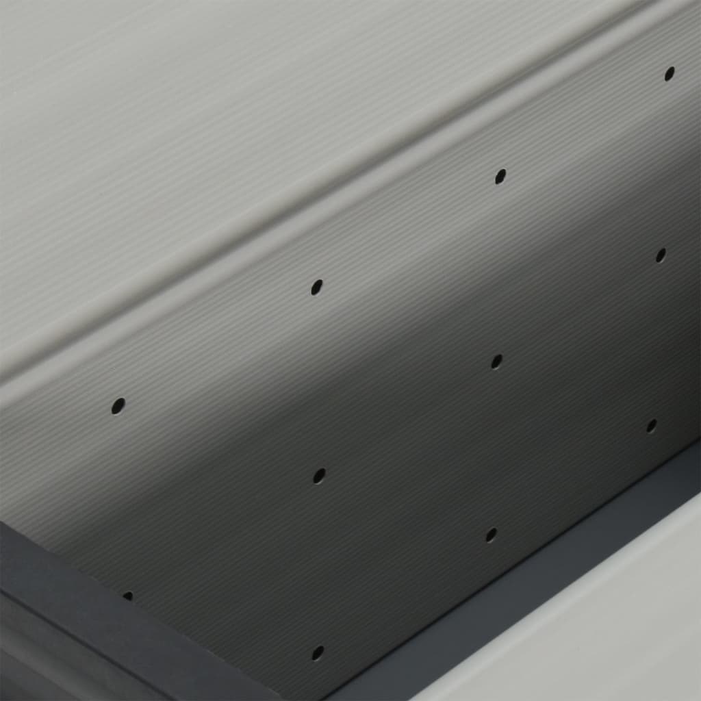 vidaXL Κάδος Απορριμάτων Κήπου Γκρι 85 x 34 x 40 εκ.