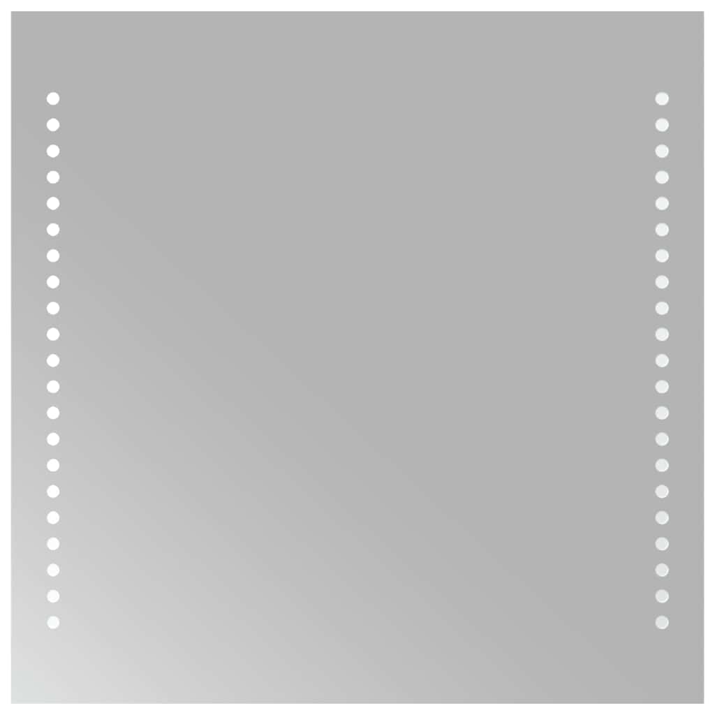 vidaXL Καθρέφτης Μπάνιου με LED 40x40 εκ.