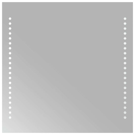 vidaXL Καθρέφτης Μπάνιου με LED 40x40 εκ.