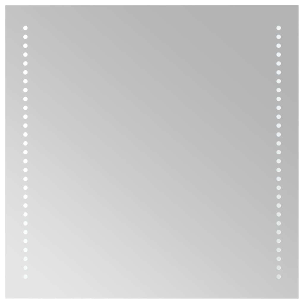 vidaXL Καθρέφτης Μπάνιου με LED 50x50 εκ.