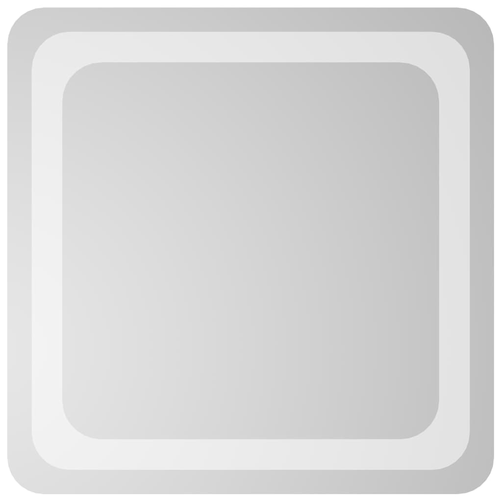 vidaXL Καθρέφτης Μπάνιου με LED 40x40 εκ.