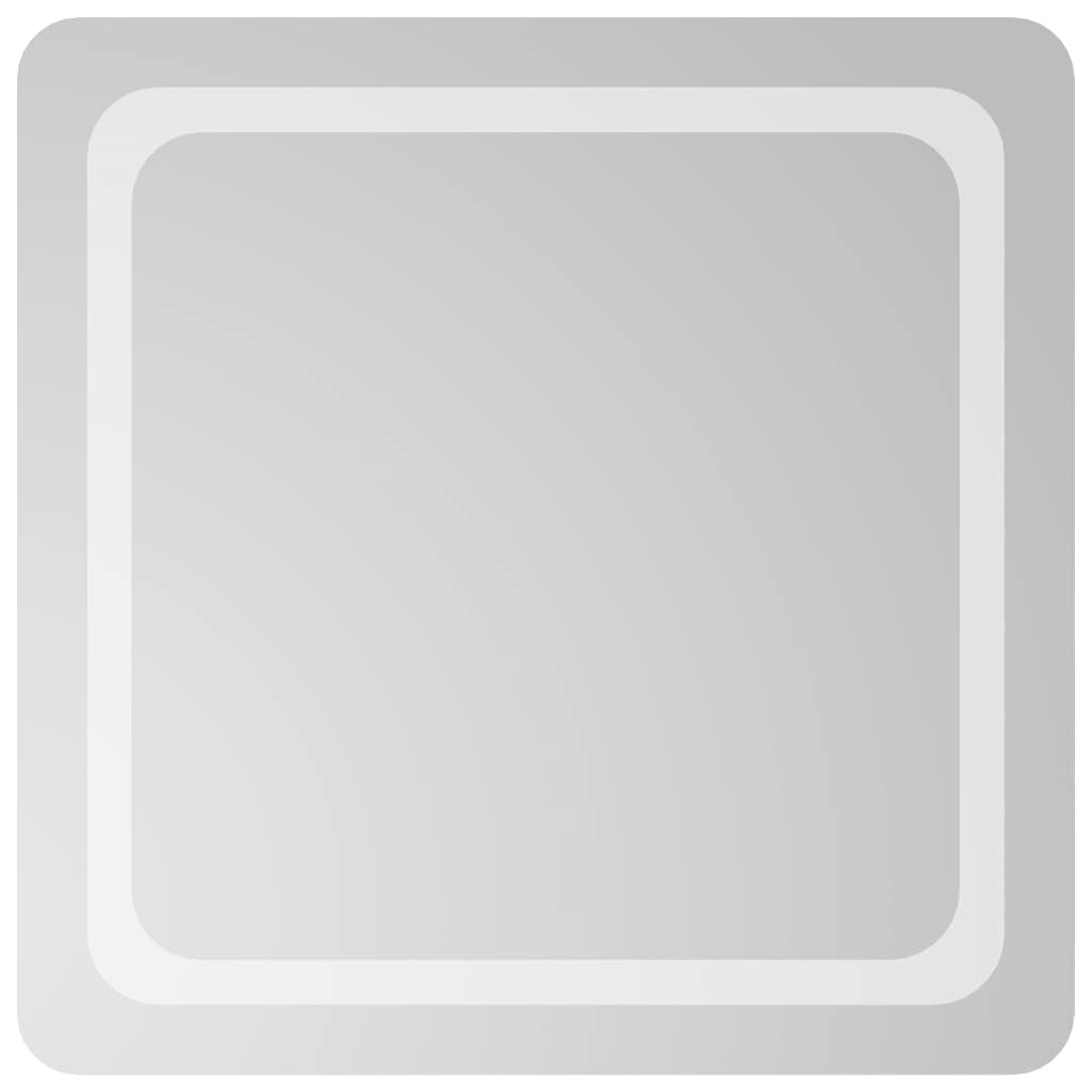 vidaXL Καθρέφτης Μπάνιου με LED 60x60 εκ.