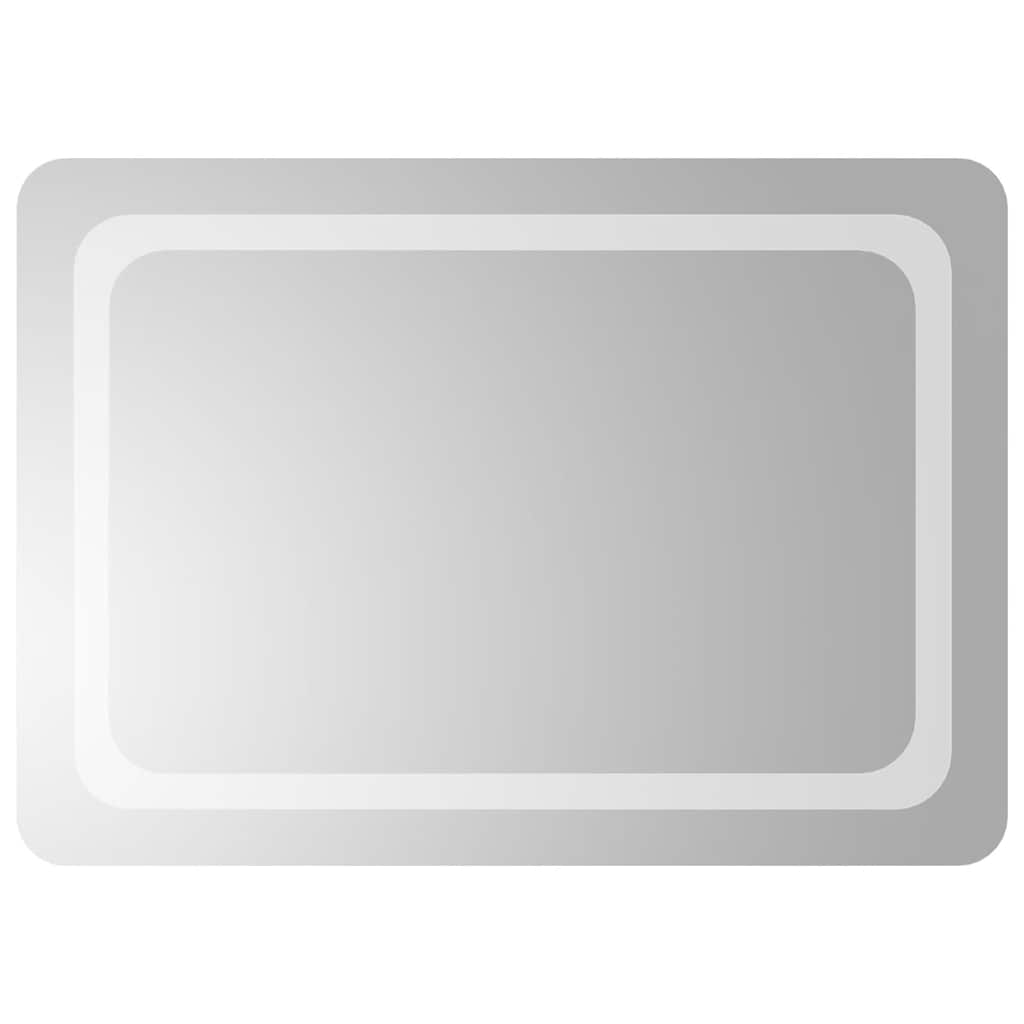 vidaXL Καθρέφτης Μπάνιου με LED 70x50 εκ.