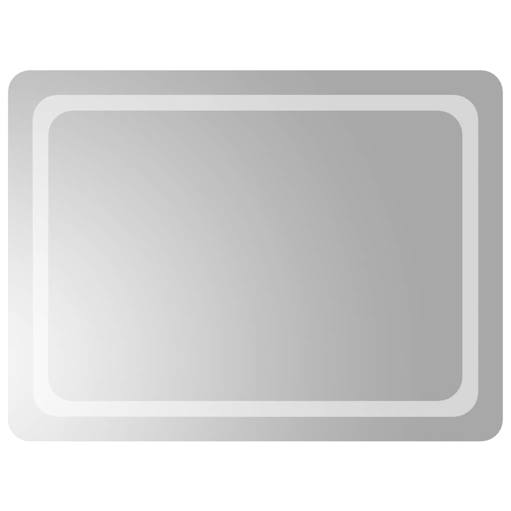 vidaXL Καθρέφτης Μπάνιου με LED 80x60 εκ.
