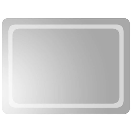 vidaXL Καθρέφτης Μπάνιου με LED 80x60 εκ.