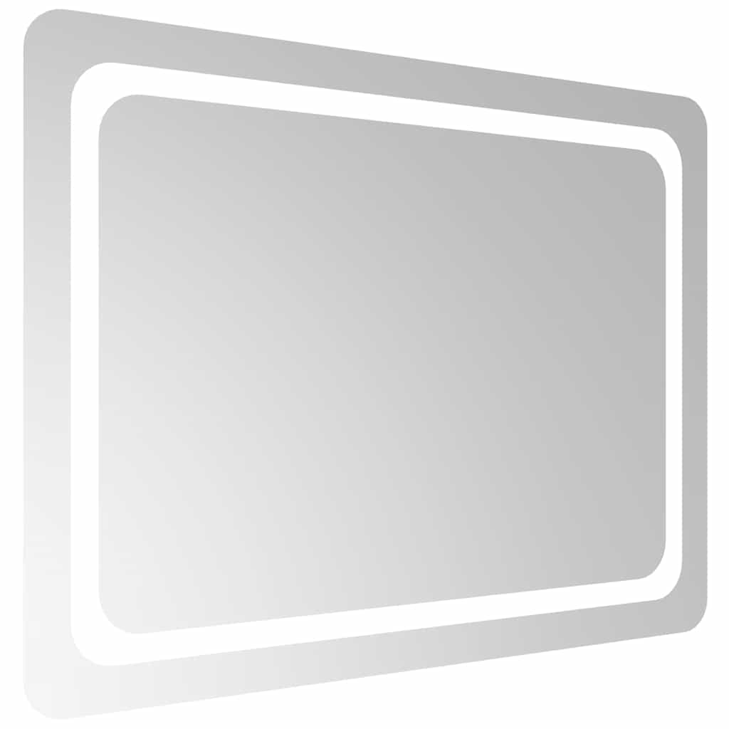 vidaXL Καθρέφτης Μπάνιου με LED 80x60 εκ.