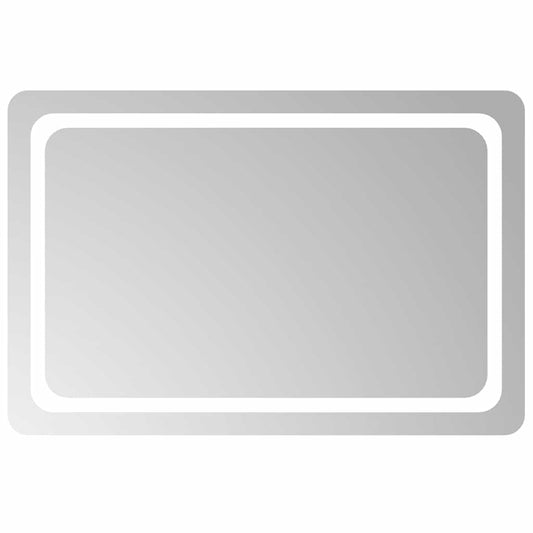 vidaXL Καθρέφτης Μπάνιου με LED 90x60 εκ.