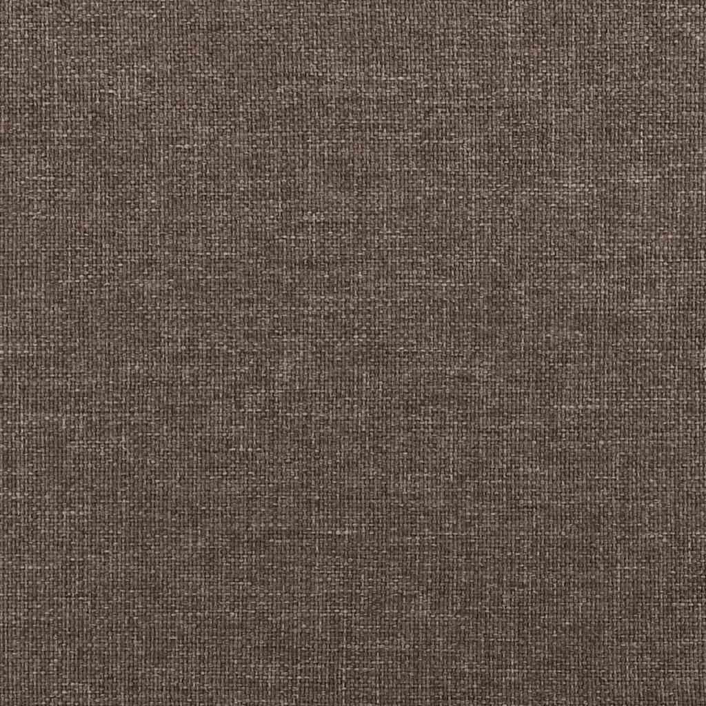 vidaXL Πολυθρόνα Relax Taupe Υφασμάτινη με Σκαμπό