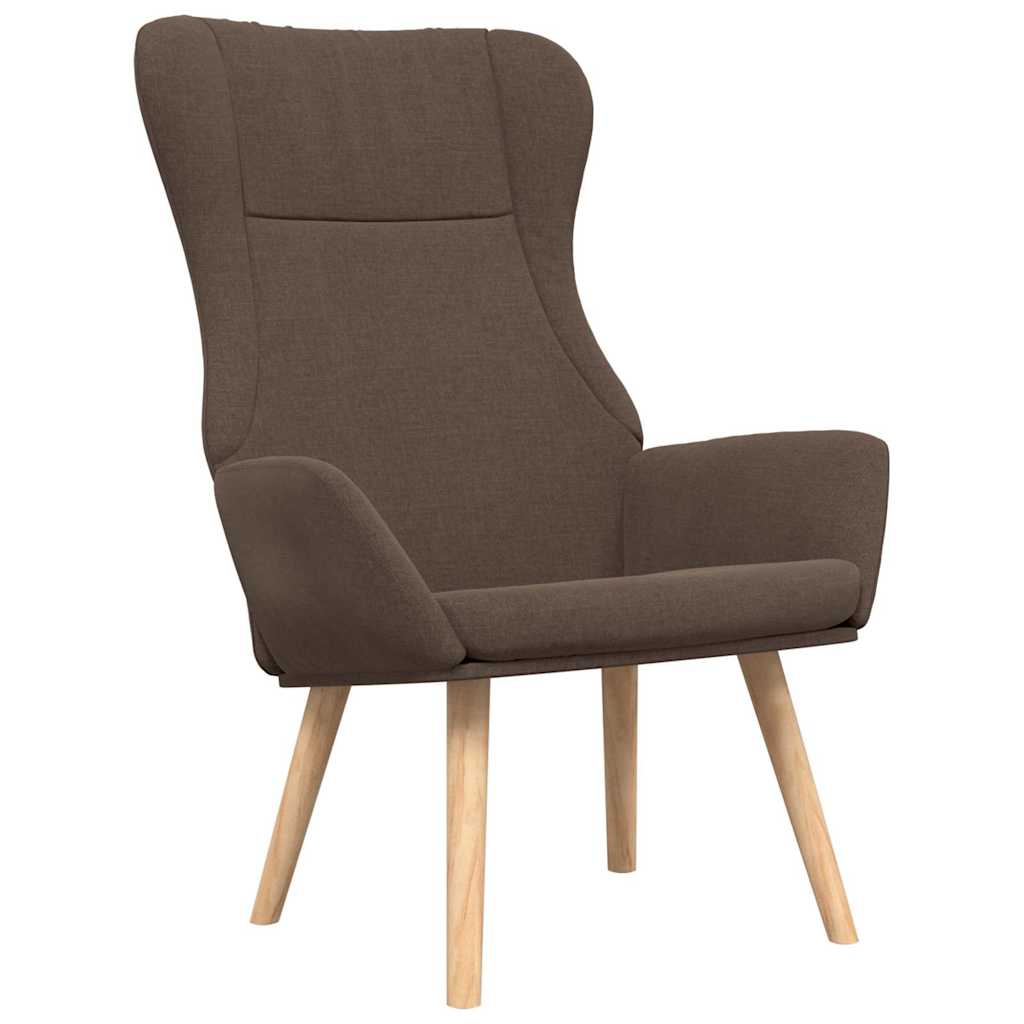 vidaXL Πολυθρόνα Relax Taupe Υφασμάτινη με Υποπόδιο