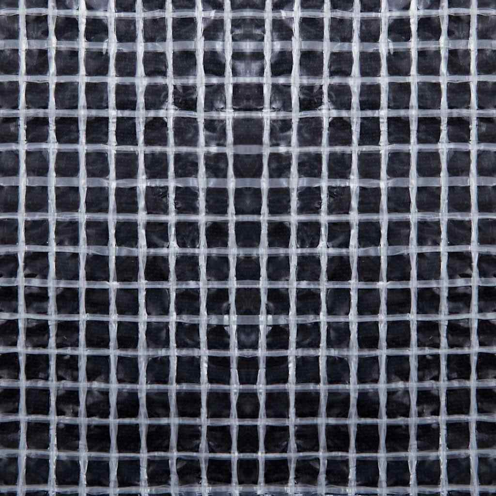 vidaXL Μουσαμάς με Ύφανση Leno Λευκός 4x4 μ. 140 γρ./μ²