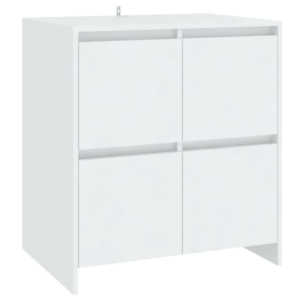 vidaXL Ντουλάπια 2 τεμ. Λευκά 70 x 41 x 75 εκ. από Επεξ. Ξύλο
