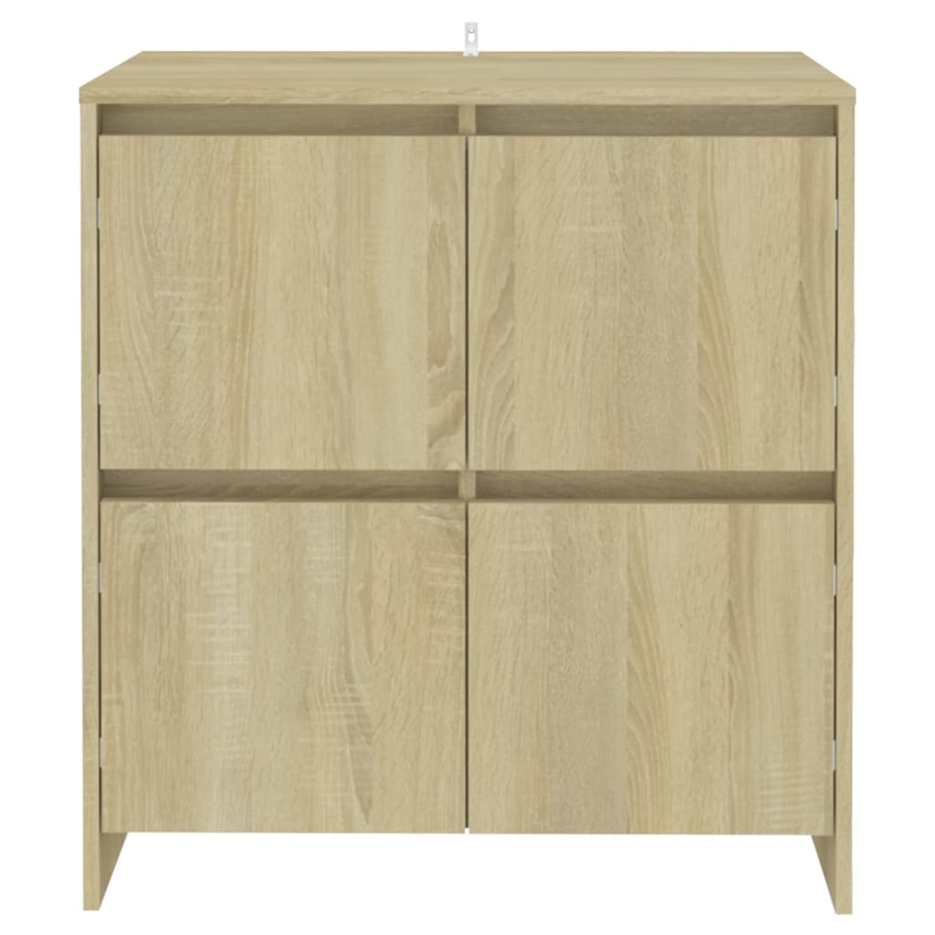vidaXL Ντουλάπια 2 τεμ. Sonoma Δρυς 70 x 41 x 75 εκ. από Επεξ. Ξύλο