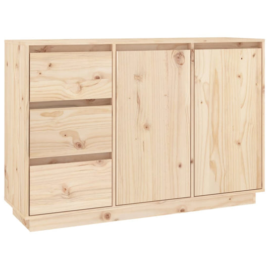 vidaXL Ντουλάπι 111x34x75 εκ. από Μασίφ Ξύλο Πεύκου