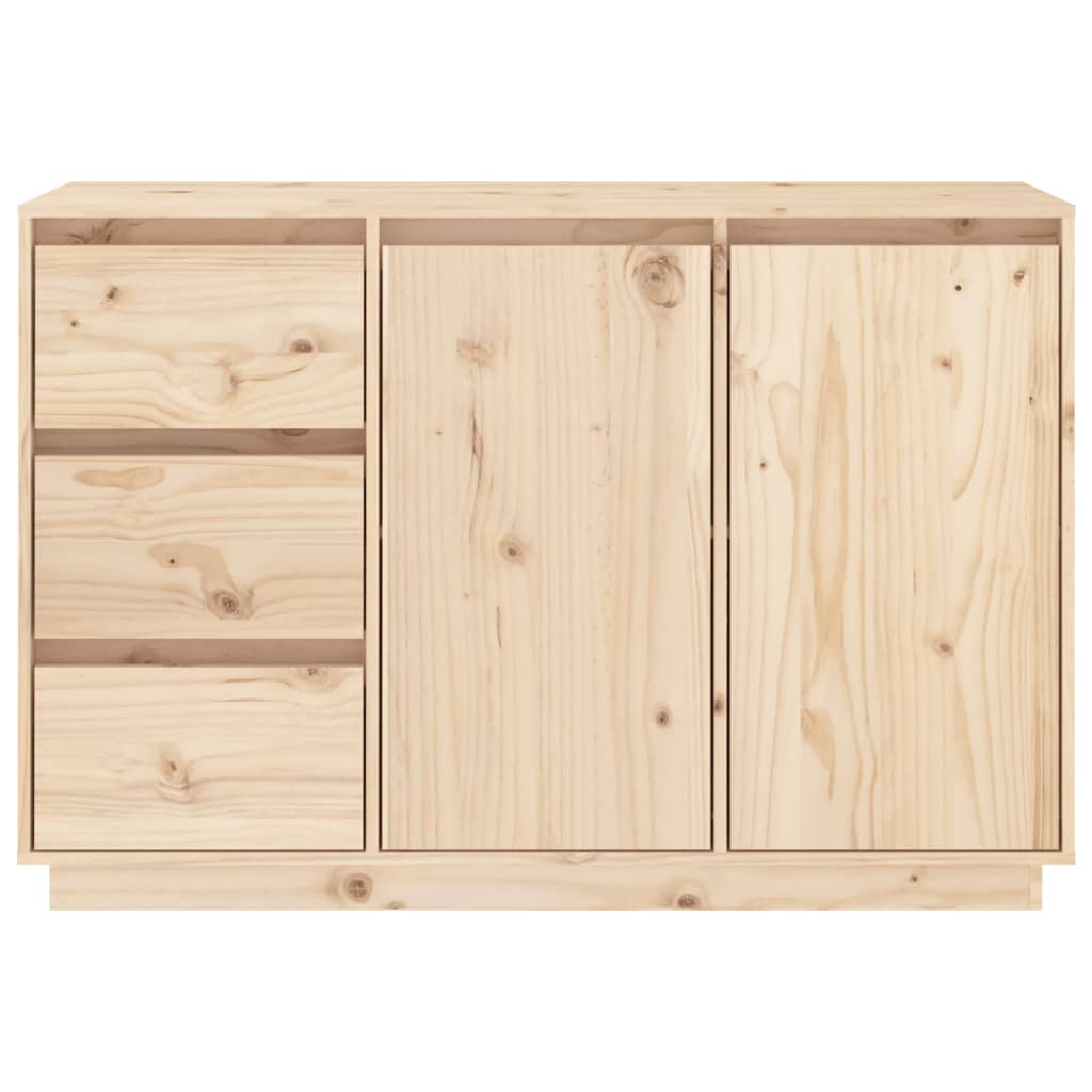 vidaXL Ντουλάπι 111x34x75 εκ. από Μασίφ Ξύλο Πεύκου