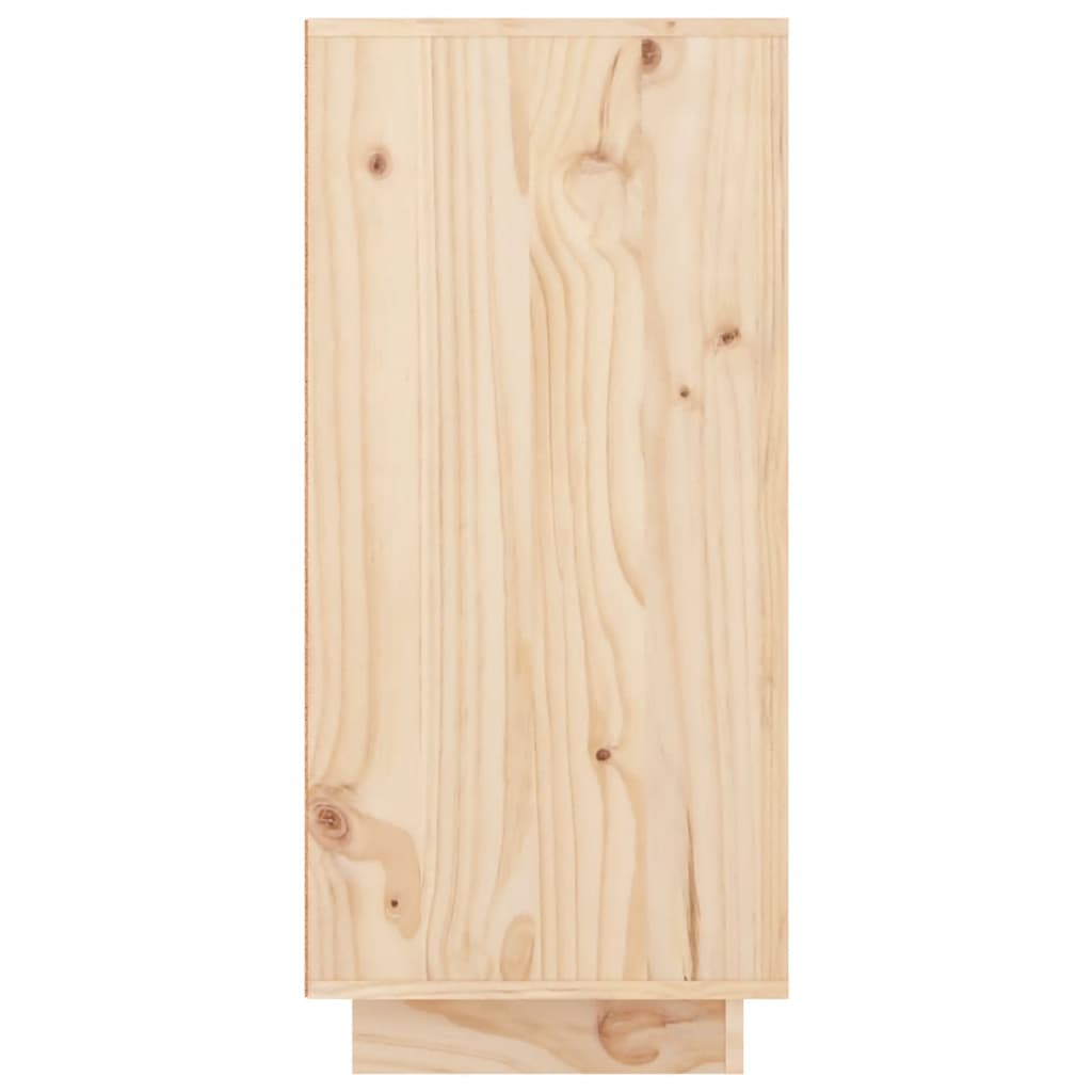 vidaXL Ντουλάπι 111x34x75 εκ. από Μασίφ Ξύλο Πεύκου