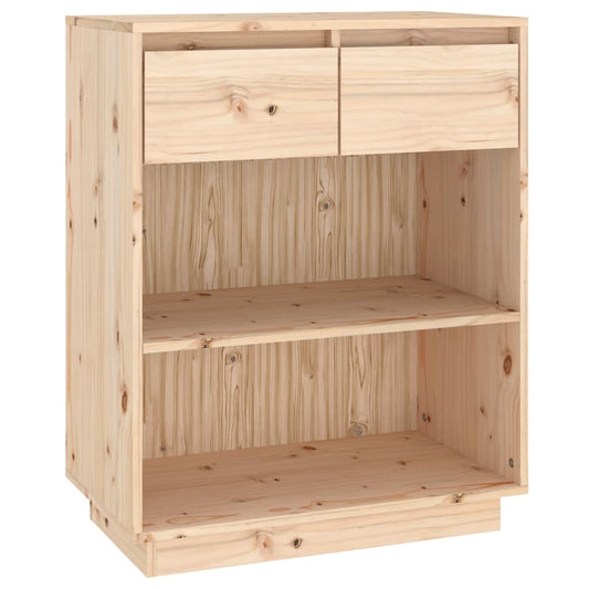 vidaXL Ντουλάπι Κονσόλα 60 x 34 x 75 εκ. από Μασίφ Ξύλο Πεύκου