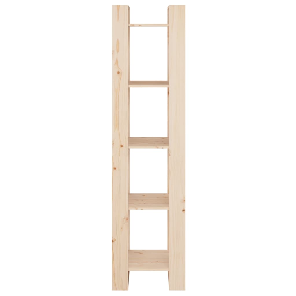 vidaXL Βιβλιοθήκη/Διαχωριστικό Χώρου 41x35x160 εκ. Μασίφ Ξύλο Πεύκου
