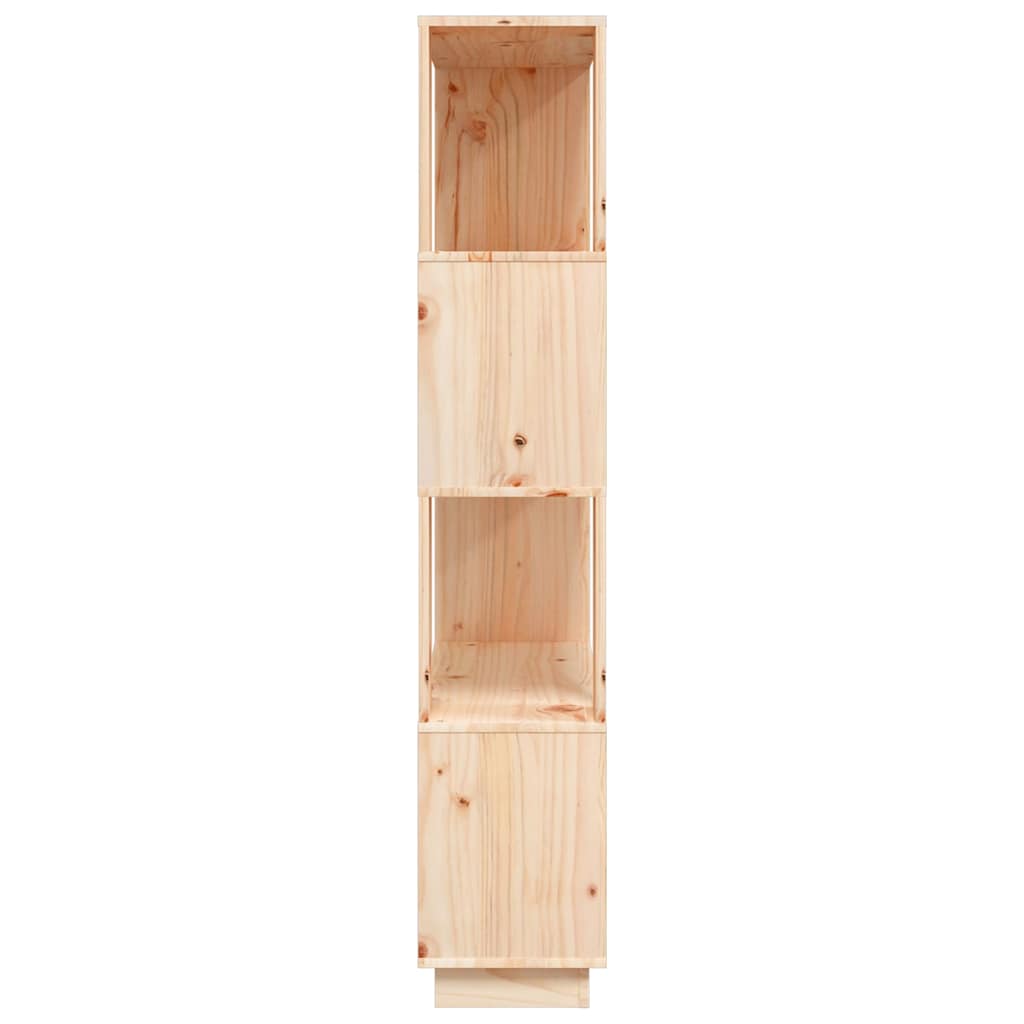 vidaXL Βιβλιοθήκη/Διαχωριστικό Χώρου 80x25x132 εκ. Μασίφ Ξύλο Πεύκου
