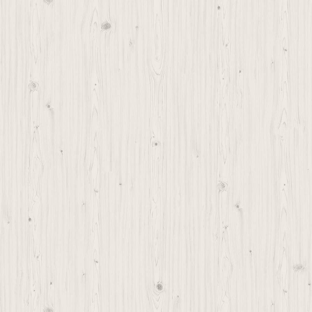 vidaXL Βιβλιοθήκη/Διαχωριστικό Χώρου Λευκό 80x25x132 εκ. Μασίφ Πεύκο