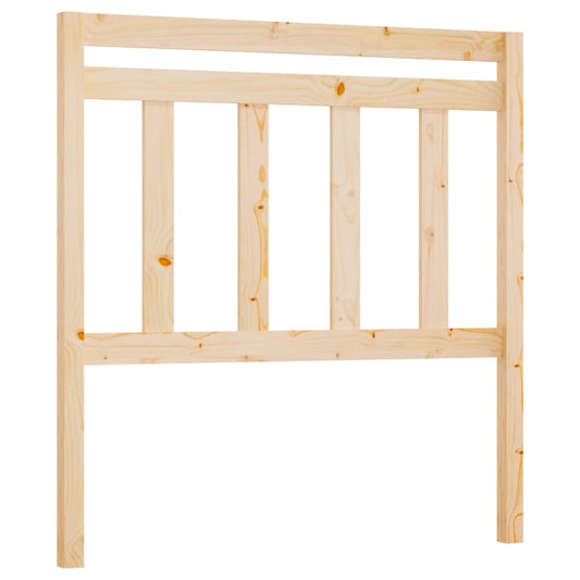 vidaXL Κεφαλάρι Κρεβατιού 81 x 4 x 100 εκ. από Μασίφ Ξύλο Πεύκου