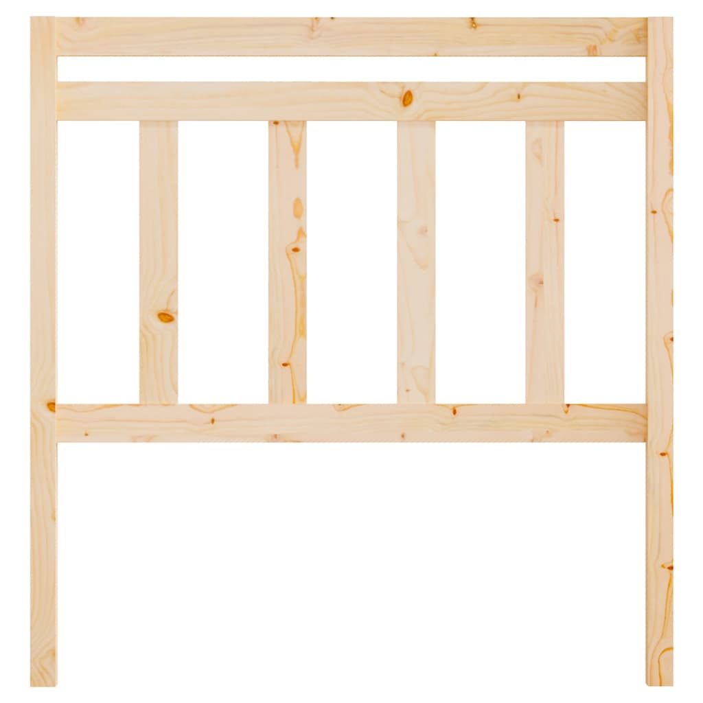 vidaXL Κεφαλάρι Κρεβατιού 106 x 4 x 100 εκ. από Μασίφ Ξύλο Πεύκου