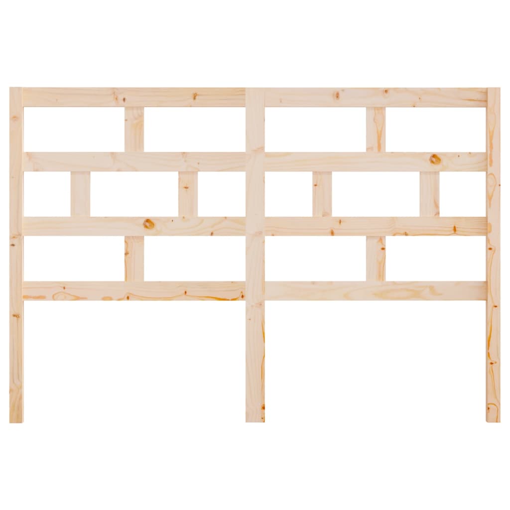 vidaXL Κεφαλάρι Κρεβατιού 141x4x100 εκ. από Μασίφ Ξύλο Πεύκου