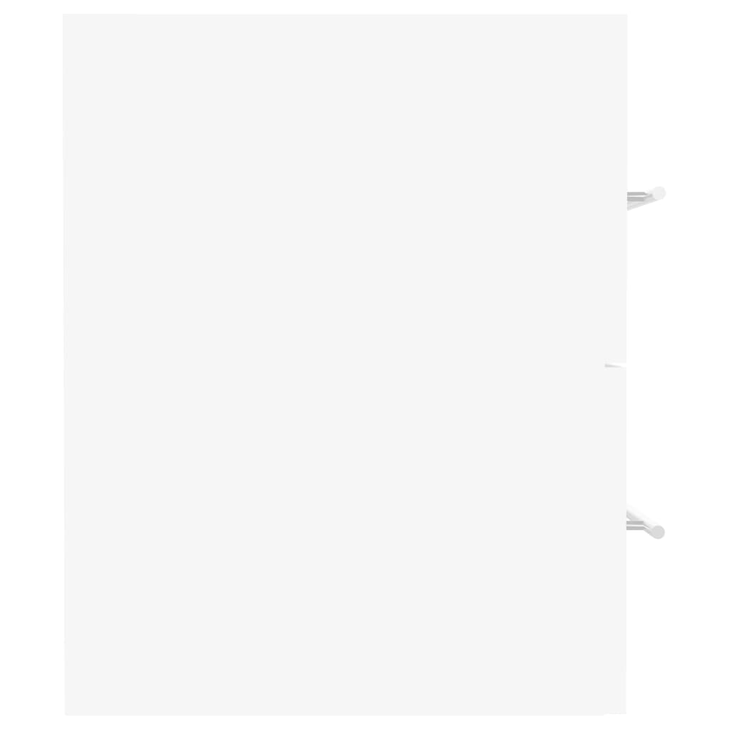 vidaXL Ντουλάπι Μπάνιου με Ενσωμ. Νιπτήρα Λευκό από Επεξεργασμένο Ξύλο