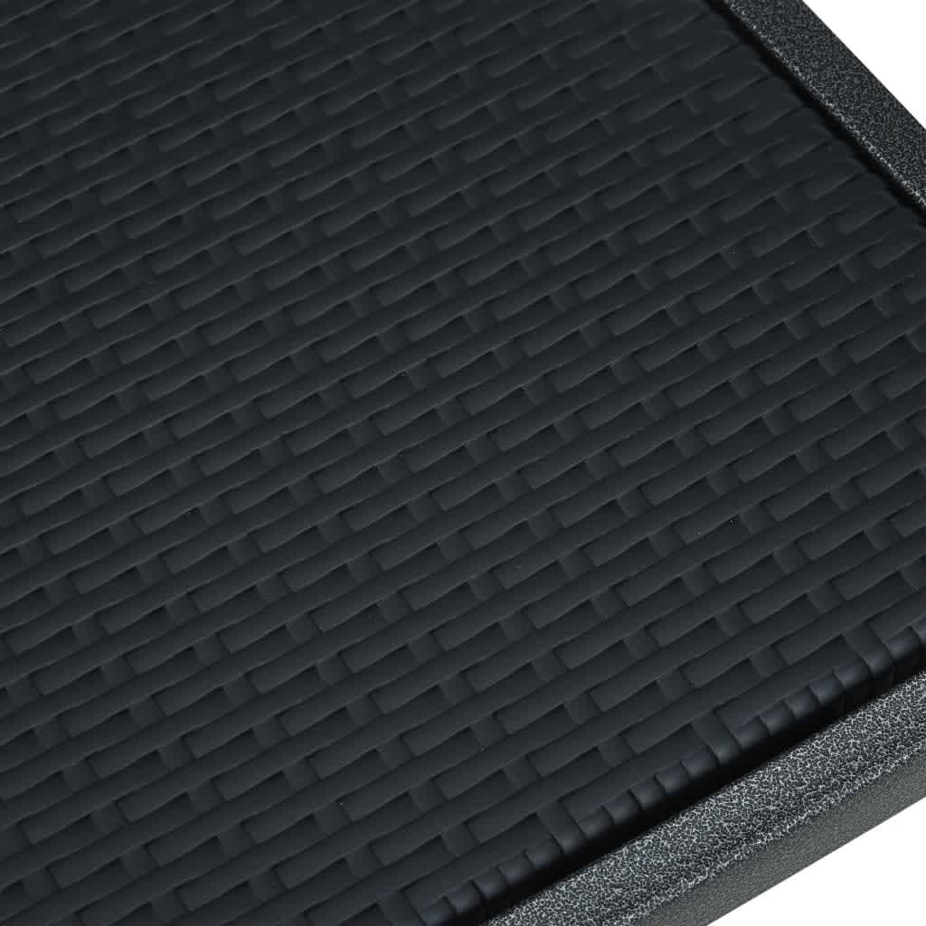 vidaXL Σετ Τραπεζαρίας Κήπου 5 Τεμαχίων Μαύρο