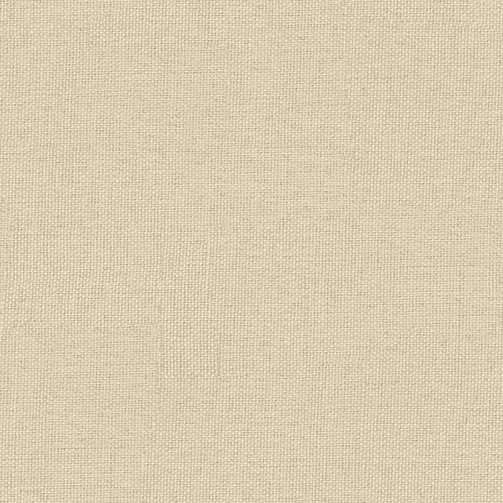 vidaXL Πολυθρόνα Μασάζ Κρεμ Υφασμάτινη