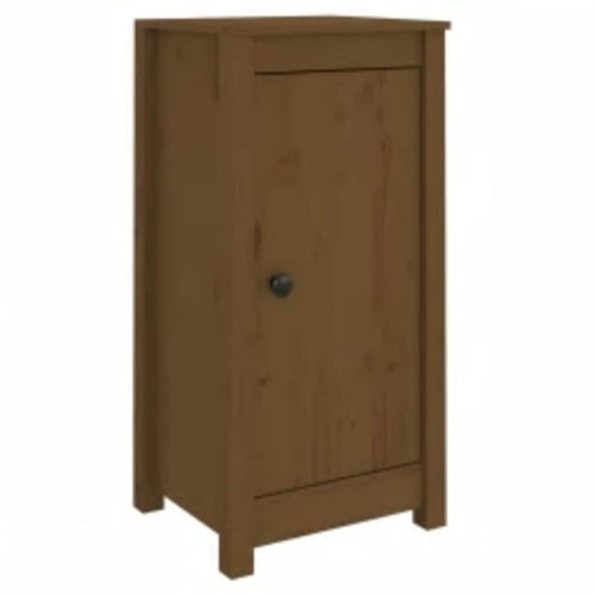 vidaXL Συρταριέρες 2 τεμ. Καφέ Μελί 39x35x80 εκ. από Μασίφ Ξύλο Πεύκου