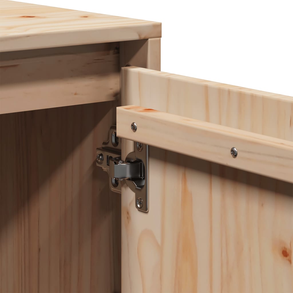 vidaXL Έπιπλο Τηλεόρασης 74 x 35 x 44 εκ. από Μασίφ Ξύλο Πεύκου