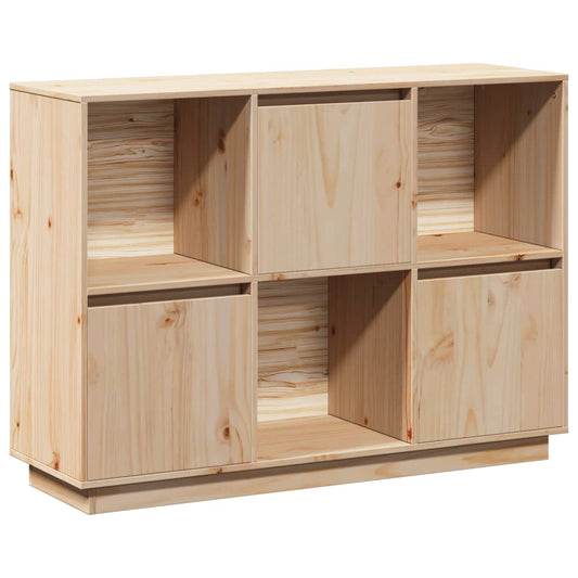 vidaXL Ντουλάπι 110,5x35x80 εκ. από Μασίφ Ξύλο Πεύκου