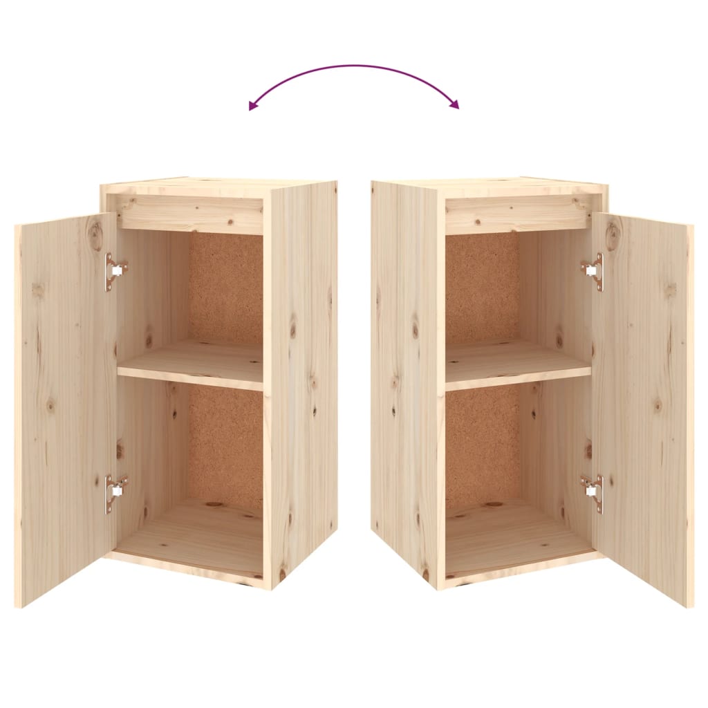 vidaXL Έπιπλα Τηλεόρασης 3 τεμ. από Μασίφ Ξύλο Πεύκου